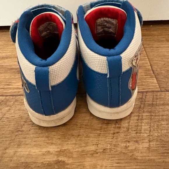 Y2K Kids Looney Tunes Cartoon Character High-Top Sneakers - Blue and Red Size 9 - Picture 4 of 9